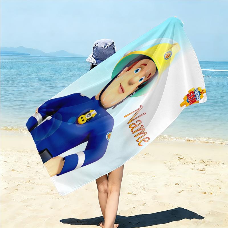 Personalized Girl Horse Adventure Beach Towel Microfiber Beach Towel Thin Absorbent for Beach Swimming Yoga Bath Sports. 0910255