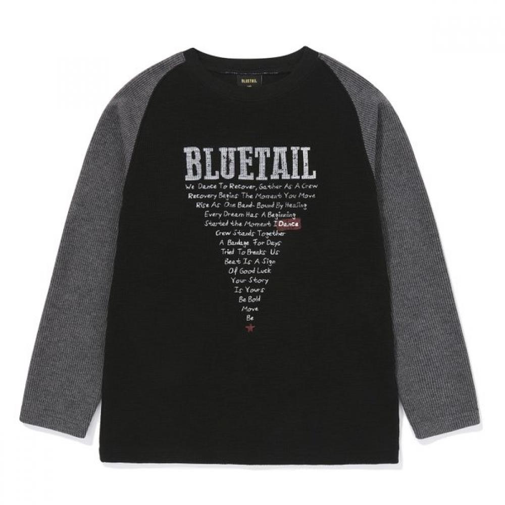 BlueTail Black ConTrasT PrinT T shirT aaa2Ts01bk 150