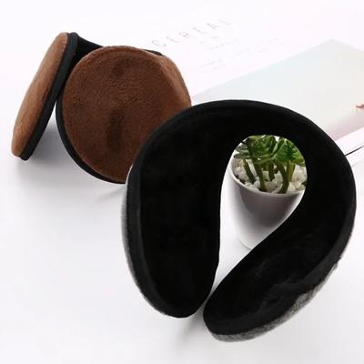 Unisex Warme Oorbeschermers Verdikte Bont Oorwarmers Hoofdtelefoon Winteraccessoires voor Mannen Vrouwen Pluche Oorwarmer Oorbeschermer met Oortelefoon