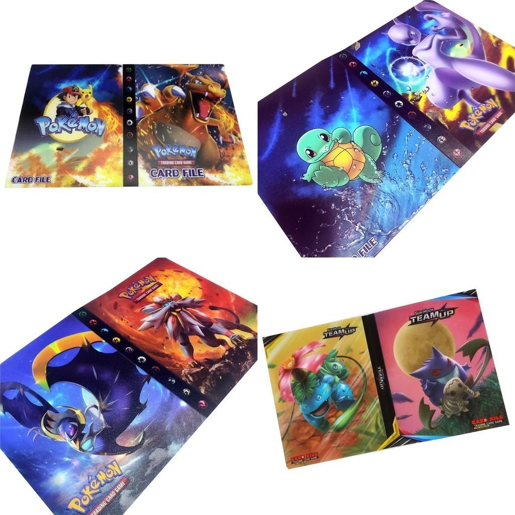 Livro de Cartas Colecionáveis Pokmon Pet Genie Com 240 Suportes e Capa Vibrante Para Presente de Dia das Crianças