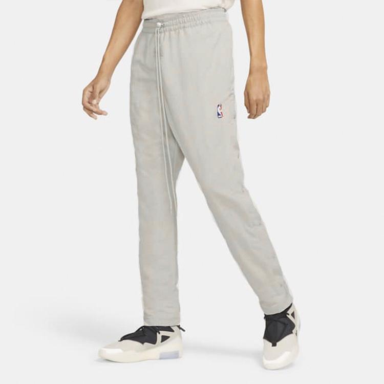 Nike Pantaloni de încălzire din nailon X Fear of God Pantaloni bărbați șiruri cremă CU4684-271