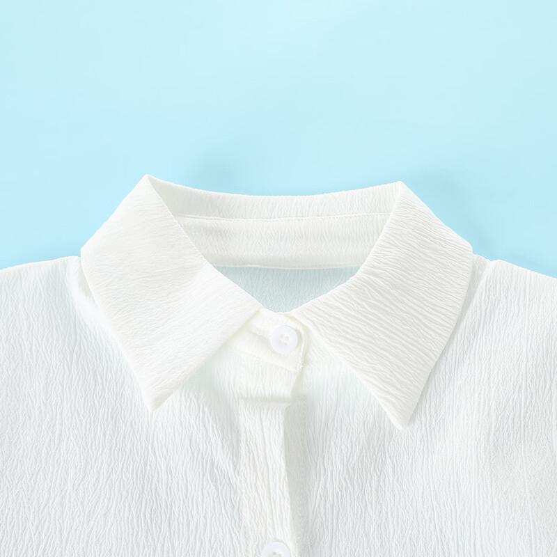 Montagut Girls' Spring/Autumn Casual Loose Fit Shirt