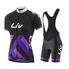 LIV Cycling Wear Women's Team Edition Short-sleeved Set Sweat-wicking Breathable