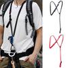 Climbing Sling Mountaineering Safety Rope Lightweight Ergonomic Chest Harness For Mountaineering Rock Climbing Roofing Outdoors