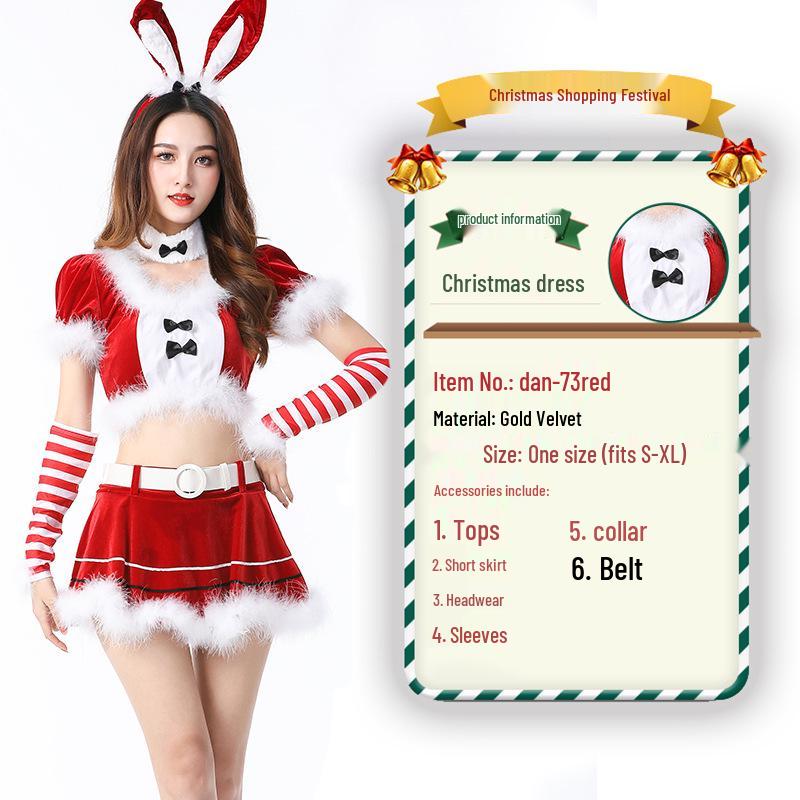 2023 Weihnachtsmann Weihnachtskostüm und Cosplay-Outfit-Set