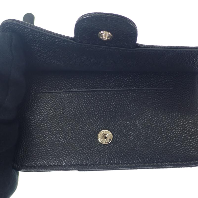 Chanel AP2570_B10583_C3906 Card Case Black Women