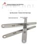 Metric High-Precision Stainless Steel Feeler Gauge, 0.01-6mm, Single Piece Gap and Thickness Measurement Tool.