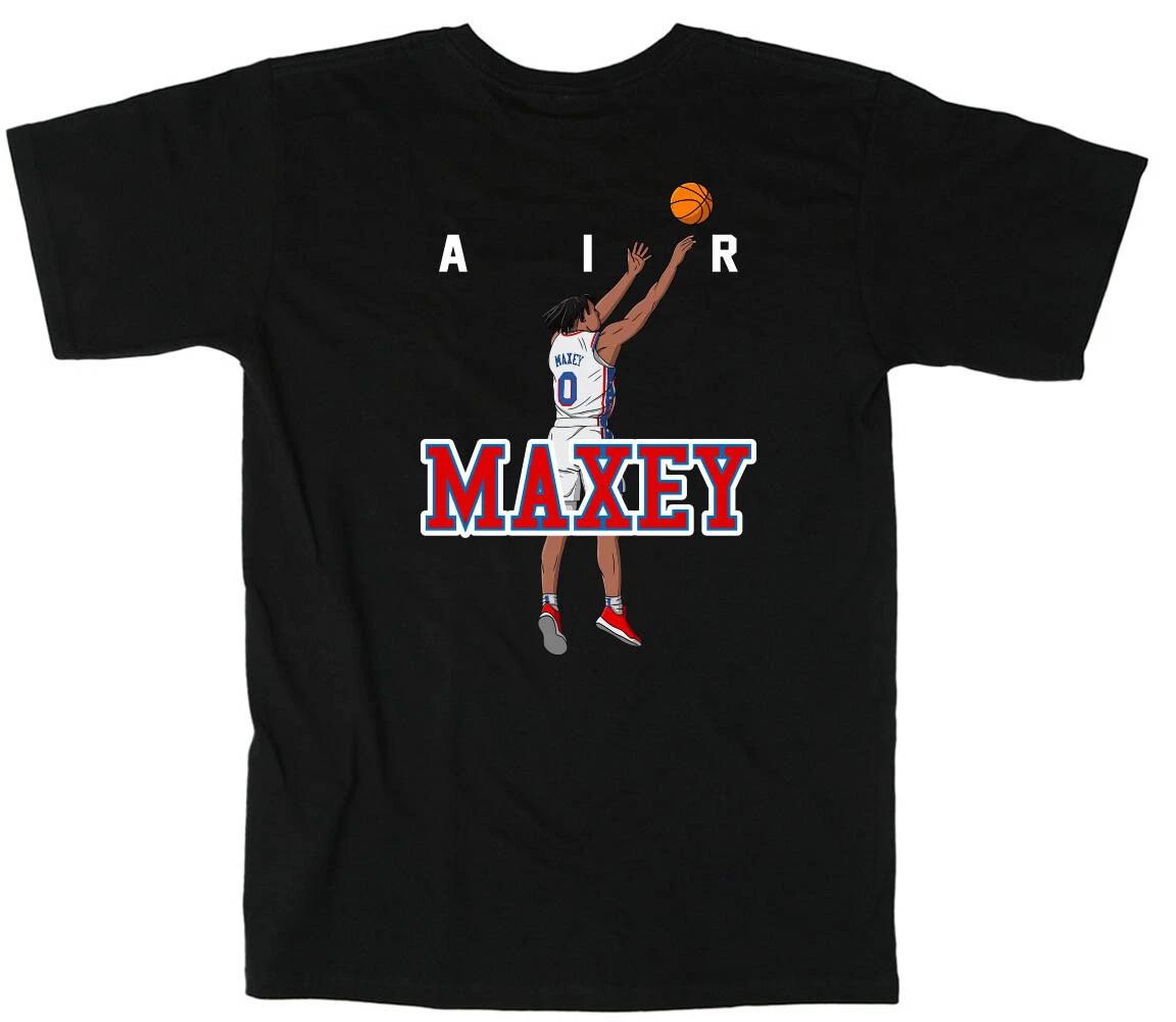 Tyrese Maxey Air jersey Short Sleeve T-Shirt XXXXL