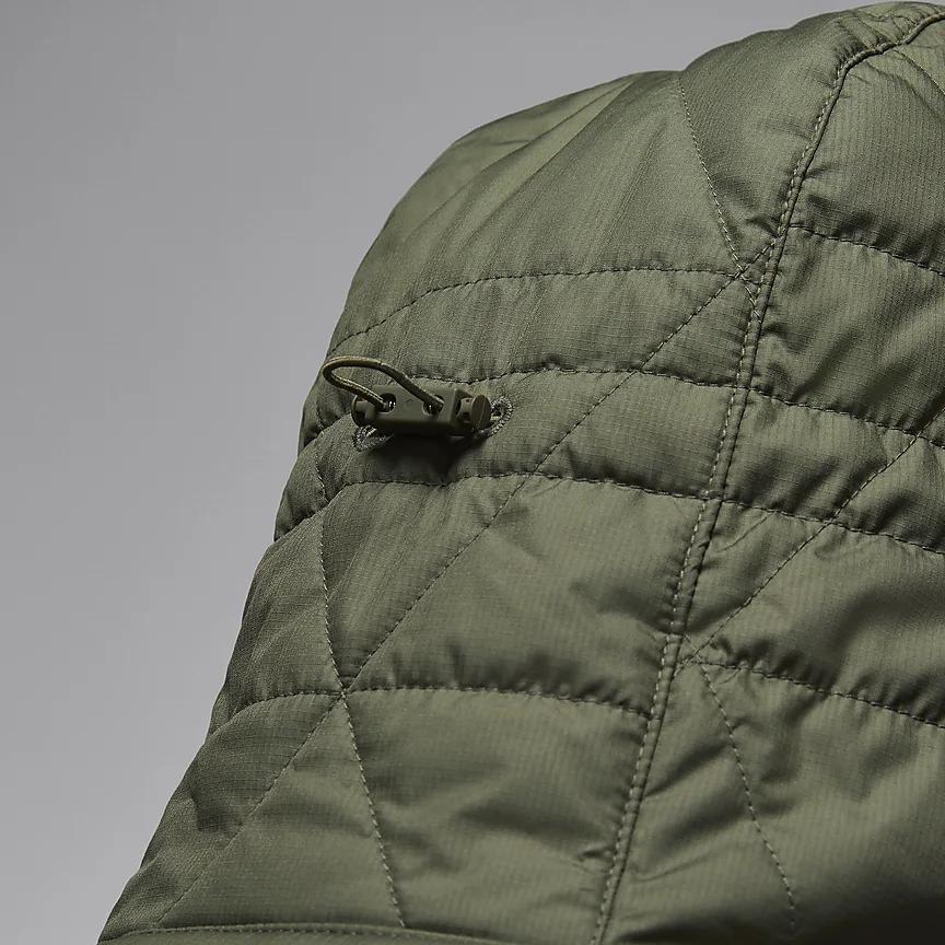 Jordan Sport Therma-FIT Comfortable Hooded Zip-Up Long Sleeve Jacket Men Jackets Olive-Green FZ3163-222