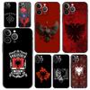 Phone Case For iPhone 17 16e 15 14 13 12 11 Pro Max SE 7 8 Plus Shell iPhone 16 Soft TPU Cover Albania Albanians Flag
