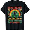 Juneteenth Black History Celebrating Black Freedom Fist 1865 T-Shirt