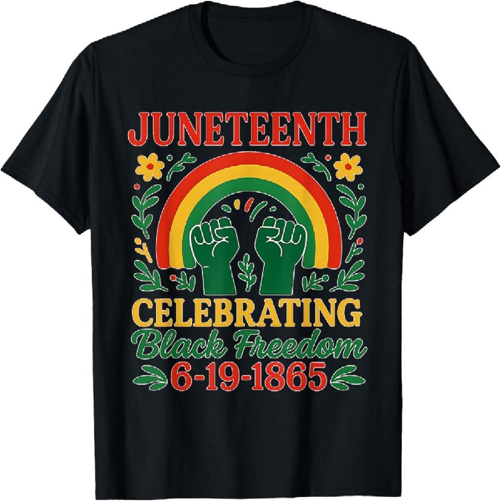 Juneteenth Black History Celebrating Black Freedom Fist 1865 T-Shirt