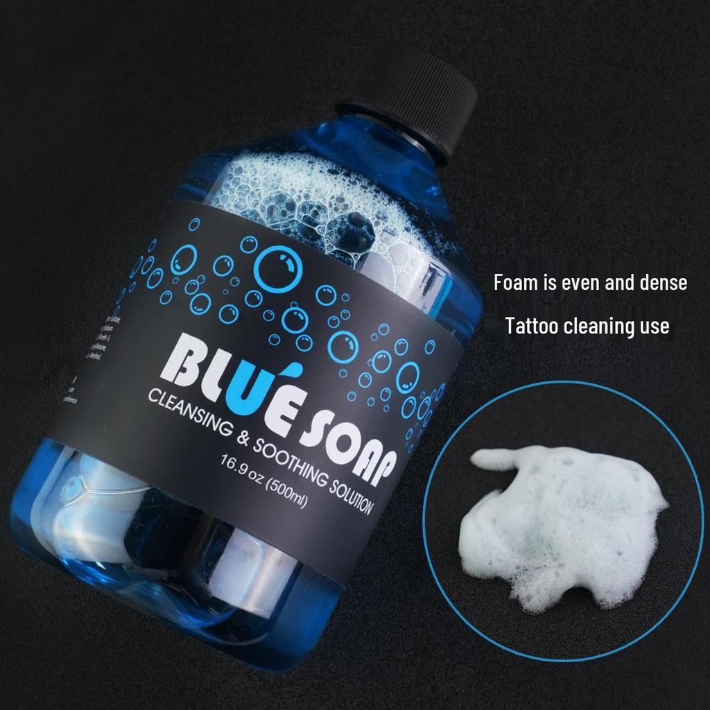Blue Algae Tattoo Ink Cleaner - Makeup and Tattoo Cleaning Disinfectant Solution
