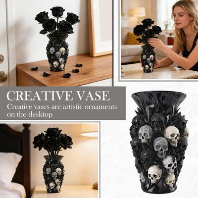 Vase Garden Resin Ornament Gothic Decorative Vase Resin Craft