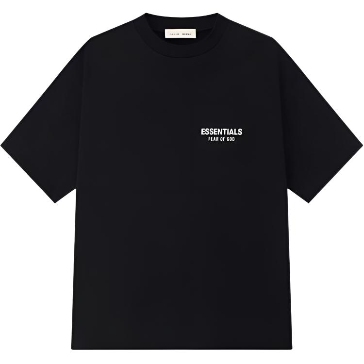 Fear of God Essentials Klassisches kurzärmeliges T-Shirt Vintage Schwarz Herren Oberteile 125AS254171F