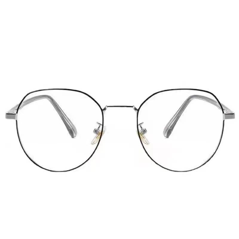 Anti-Blue Glasses High-Value Anti-Radiation Myopia Female Students Fresh Big Face Flat Light Glasses Frame Male