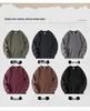Women's 2026 Vintage Style Heavyweight Washed Hoodie - Loose Fit, Drop Shoulder, Round Neck, Long Sleeve, Solid Color.