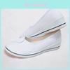 White Nurse Shoes Summer Flat Slip On Comfort Nonslip Soft Sole For Women