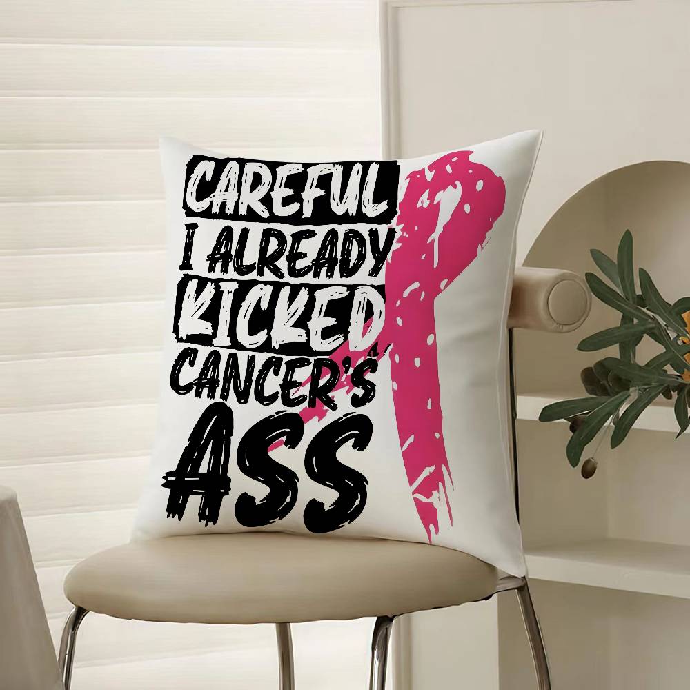 Fashionable Style Handsome Trendy Brands Pillow Case Comfort Sofa Bed Silky Elegant Invisible Zipper Decorative Cushion Cover