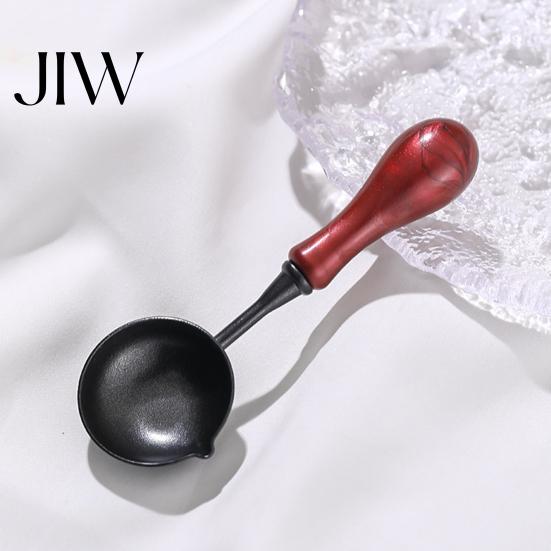 Wax Stamp Accessories Seal Spoon with Ergonomic Handle, Non-Stick Sealing Melting Spoon, Crafting Supplies Warmer for Envelope & Letter Art