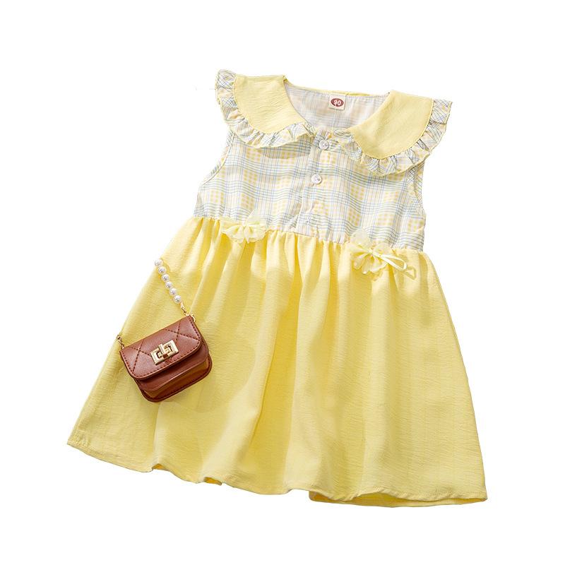Girls Summer Sleeveless Princess Dress Cute Kids Vest Dress Fashionable Children Party Gown For Warm Weather