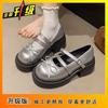 Platform French Mary Jane Women's Shoes 2025 Spring and Summer New Small Single Shoes Platform Sole with Skirt Small Leather Shoes Women