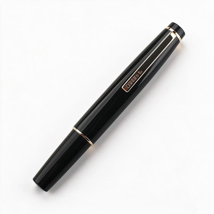 Jinhao 59 Fountain Pen Champagne Gold Metal Cap Dark Red Business Writing Office School Ink Pen