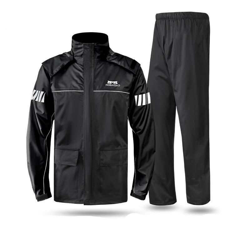Mobaidao Motorcycle Raincoat Rainstorm Proof Suit Split Waterproof Raincoat Riding Equipment For Adults Men And Women