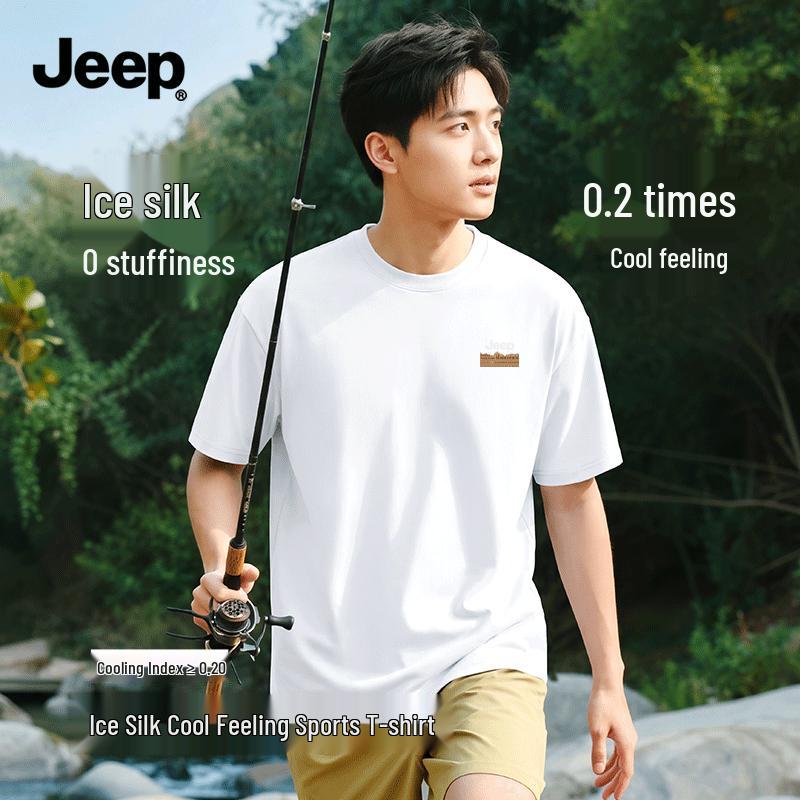 JEEP Men s Cooling Short Sleeve T-Shirt XL