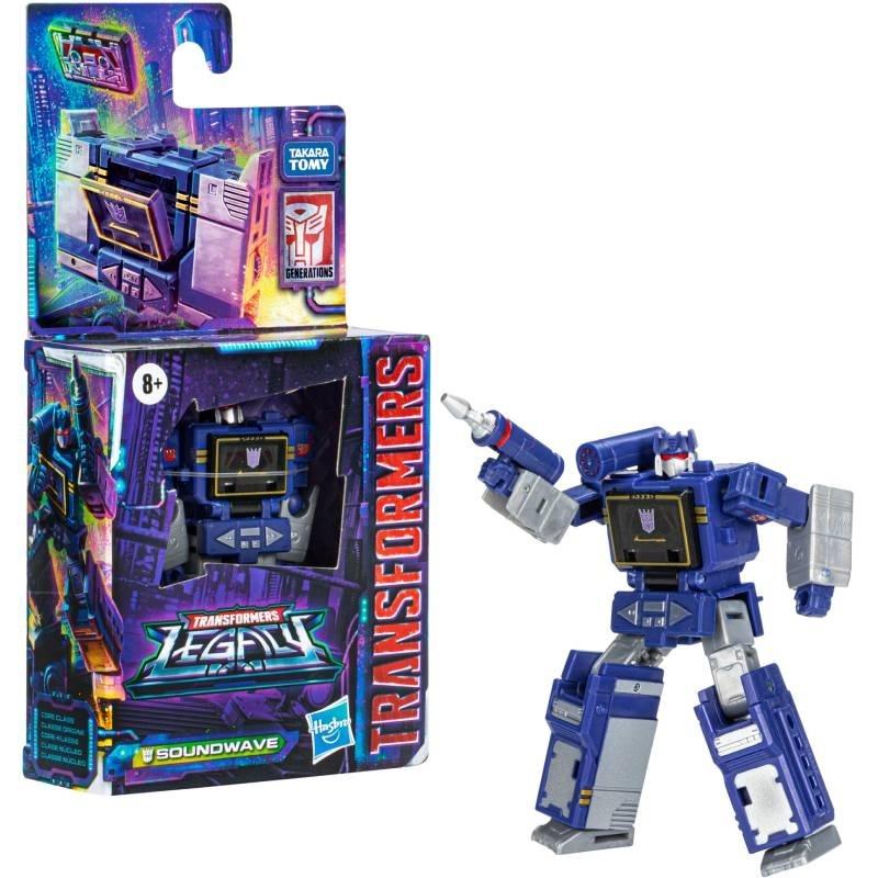Transformers Legacy Core Class Soundwave Action Figure 9cm G1-inspired Design Energon Power