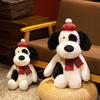 Scarf Dalmatian Dog Plush Toy Cute Cartoon Dog Doll Kids Decoration Birthday
