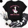 Breast Cancer Awareness Pink Ribbon Supportive Goose T Shirt Strong Peace Health