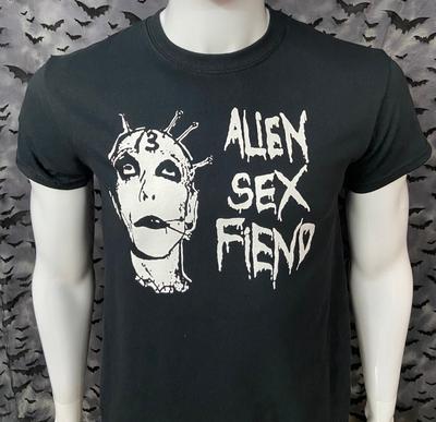Alien Sex Fiend T-Shirt Offiziell Goth Deathrock Batcave Nik Fiend Post-Punk