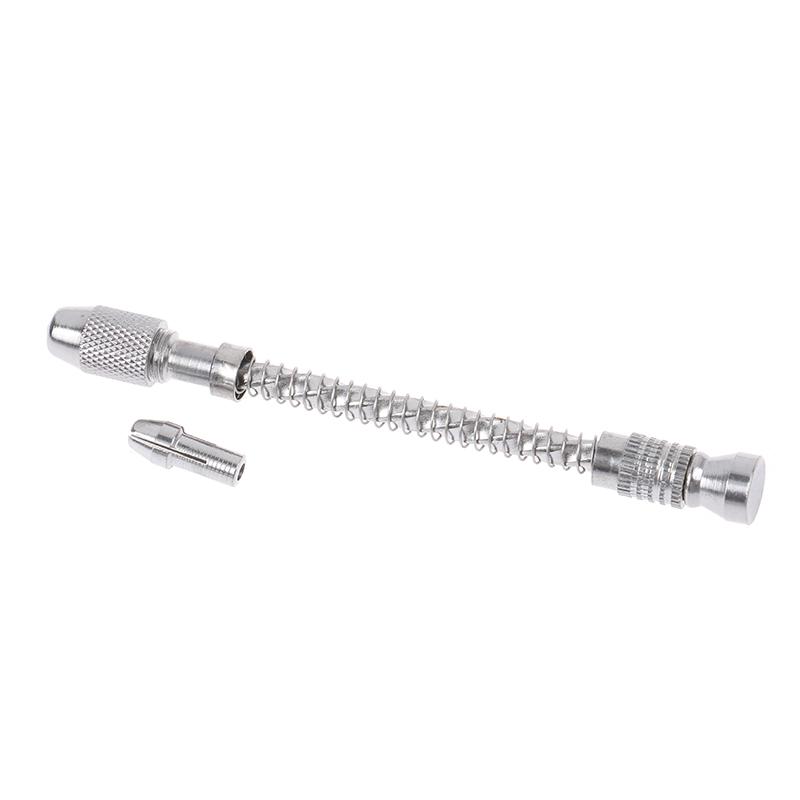 

Mini Spiral Hand Drill Full Metal Hand Twist Drill Manual Punching Tool