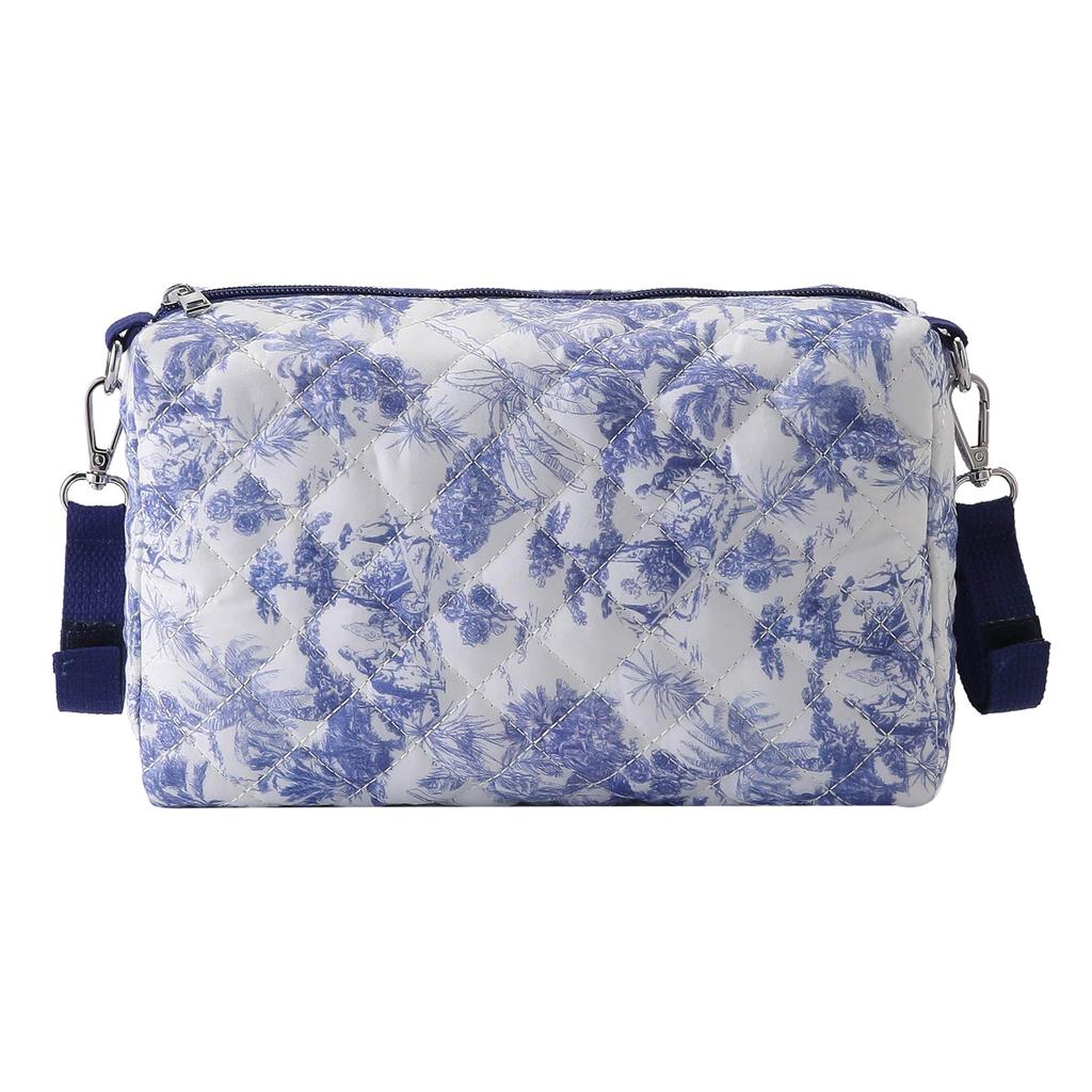 Floral Outdoor Diaper Bag Multifunctional Reusable Portable Stroller Organizer Bags with Stroller Hooks for All Strollers