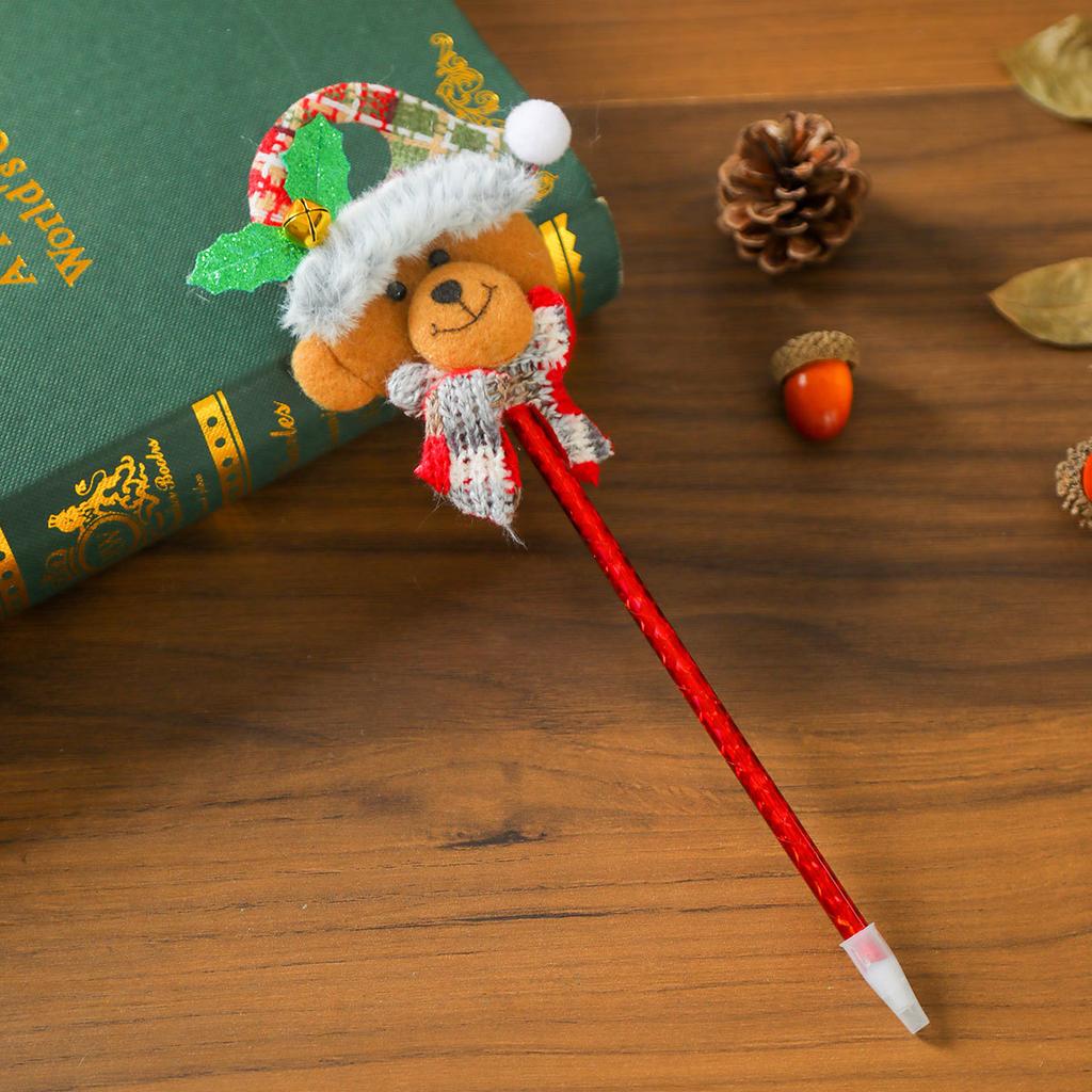 Weihnachtsgeschenk Cartoonfigur Kugelschreiber mit Glocke Laser Weihnachten Kinder Schülerpreise