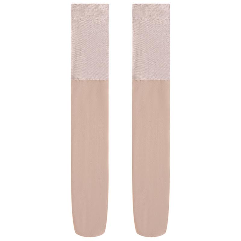Over-the-knee Silk Stockings for Women In Air-conditioned Rooms, Thin Summer Style, Knee Warmers for Old Cold Legs, Calf Socks, Knee Warm Long Socks