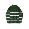 Men's Striped Half-Zip Sweater: Autumn/Winter, High-End, Casual, Cool, Thick Knitwear