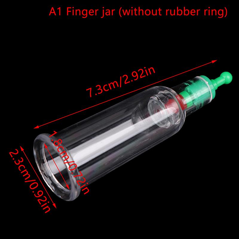 Silicone Cupping Massage Health B7 Cans Vacuum Cupping Chinese Medicine Ventosa Terapia Plastic Cup Finger Small Gas