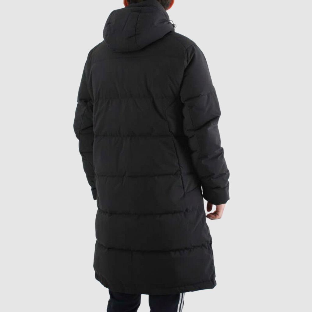 Reebok Warm Sports Casual Zipper Hooded Mid-Length Down Jacket Men Outerwear EJ8473
