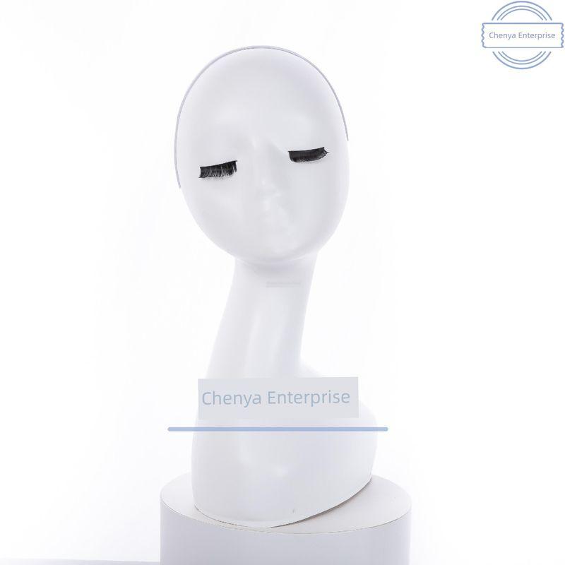 

Head Mannequin Head Mannequin Head Mannequin True and False Hair Accessories Neutral Women s Short Mid-Length Hair Mannequin Head Props Bracket Swan head 40cm [no makeup]]