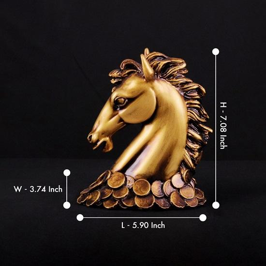 17.98 Cm Coin Horse Head Design Unique Collectible Coin for History Enthusiasts, Perfect Gift for Horse Lovers, Home Décor