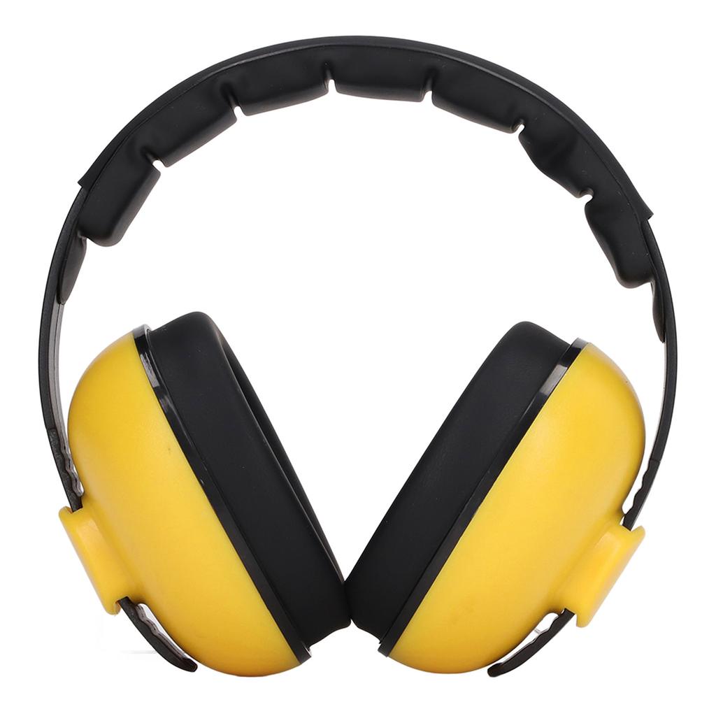Earmuffs Noise Reduction Sound Blocking Hearing Protection Comfortable Wearing Ear Muffs NRR 31DB Yellow for Children 0 to 3 Years Old