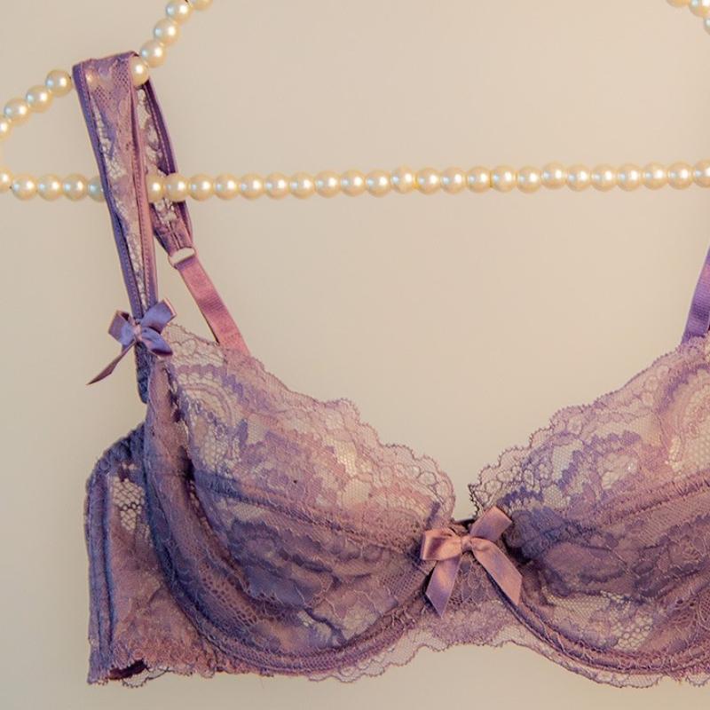 34-38 Size Sexy Lace Push-up Bra for Women Underwire Bras Ultra-thin Pad Breathable Underwear Bras Soft Comfortable Lingerie