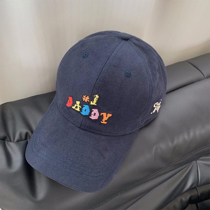 Big Head Circumference New Embroidered Letter Baseball Cap Women's Spring and Summer Increase and Deepen the Face Small Peaked Cap Wide Brim Soft Top