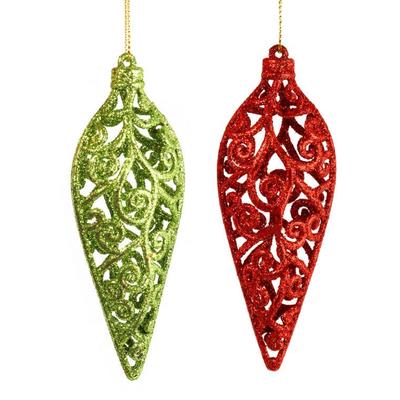 Set Of 2 Glitter Iciculs
