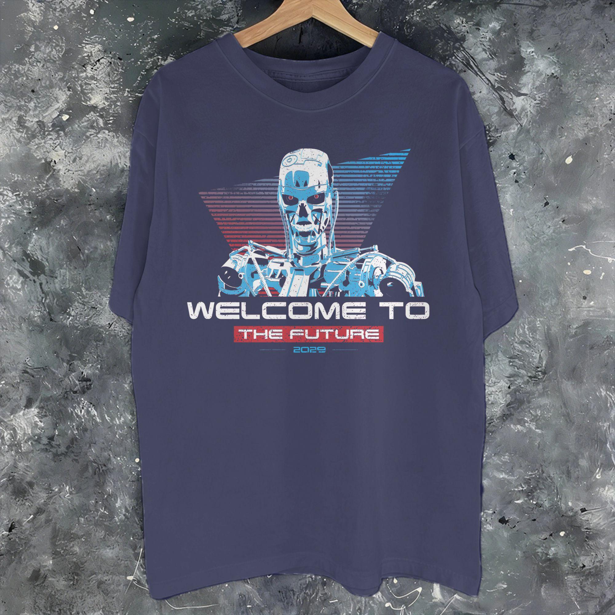 

Unisex Women New Arrival Terminator Ocp From Robocops T Shirt Tee Cotton Tshirts Clothing 4XL