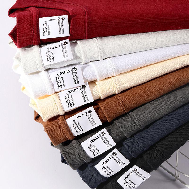 Pure Cotton Regular Shoulder T-shirt with Yifeng Logo - Hebei Plain 220g Advertising Work Shirt