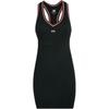X Wilson Collaboration Brand Logo Print Sleeveless Dress Women Dresses Black W91W314329WBKA