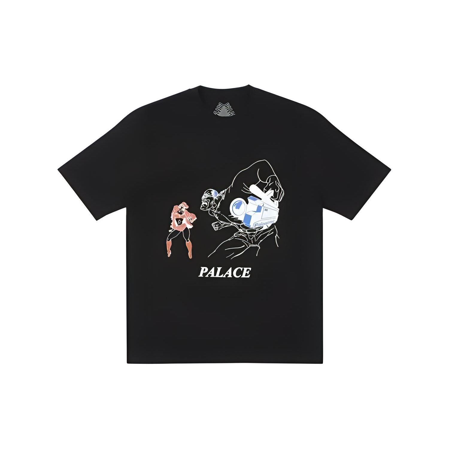 

Palace Round Neck Solid Color Short Sleeve T-Shirt Unisex T-Shirts P21TS034 S